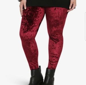 Torrid Velvet leggings